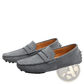 Classic Suede Moccasin Loafers with Contrast Stitching