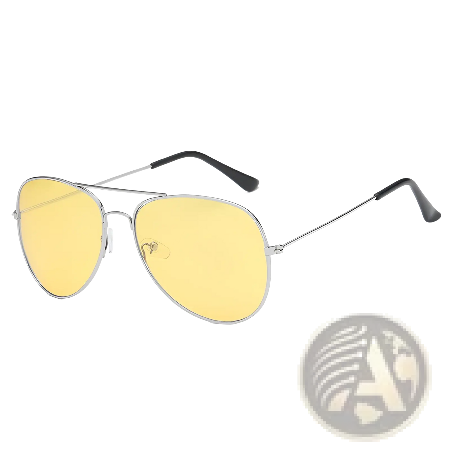 Classic Unisex Metal Aviator Sunglasses with Uv Protection