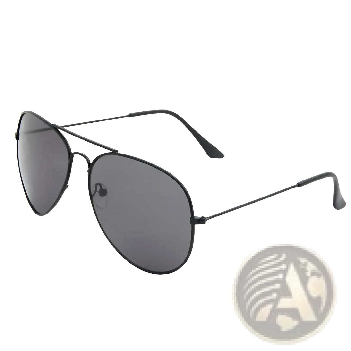 Classic Unisex Metal Aviator Sunglasses with Uv Protection