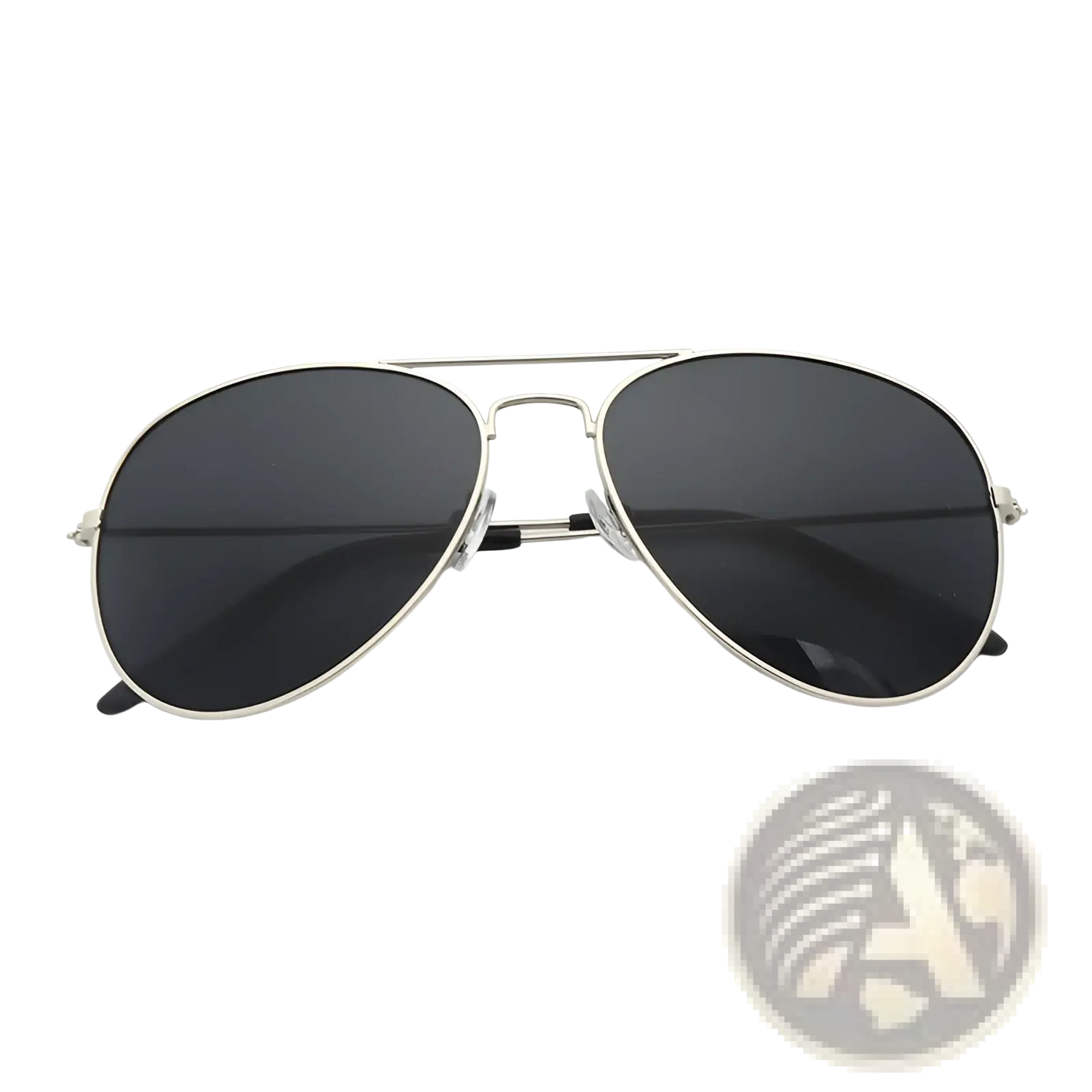 Classic Unisex Metal Aviator Sunglasses with Uv Protection
