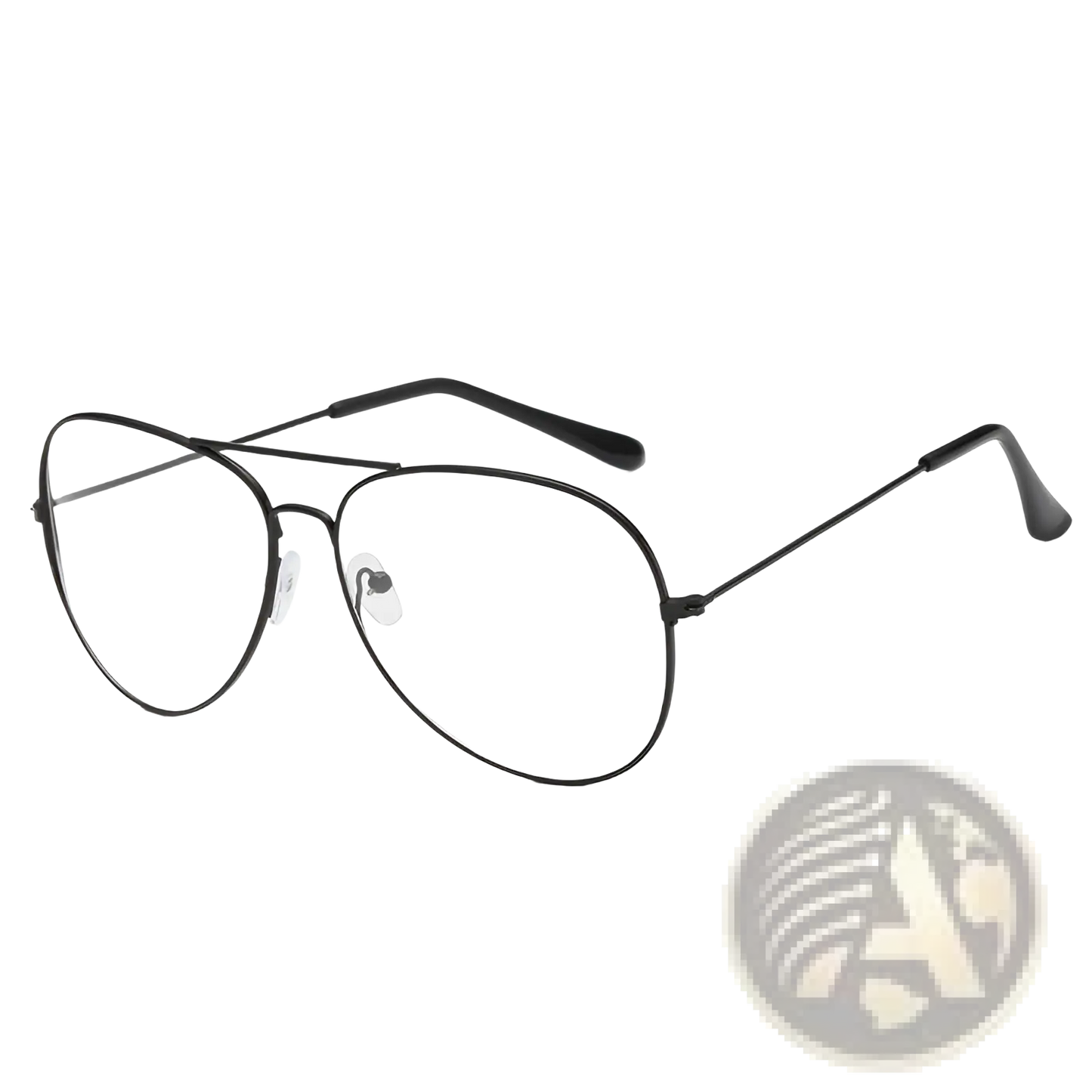 Classic Unisex Metal Aviator Sunglasses with Uv Protection
