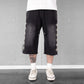 Commons Pearled Star Sweatshort Vintage Black