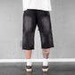 Commons Turquoise Rivet Sweatshort Vintage Black