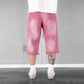 Commons Pearled Star Sweatshort Pink