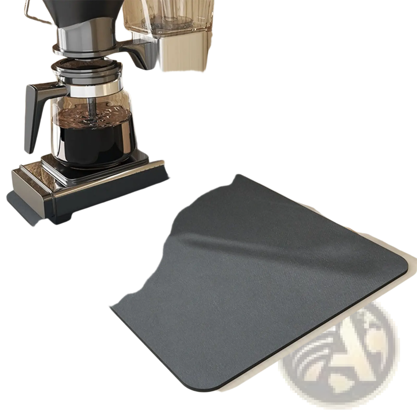 Coffee Bar Mat Super Absorbent Rubber Dish Drying Pad