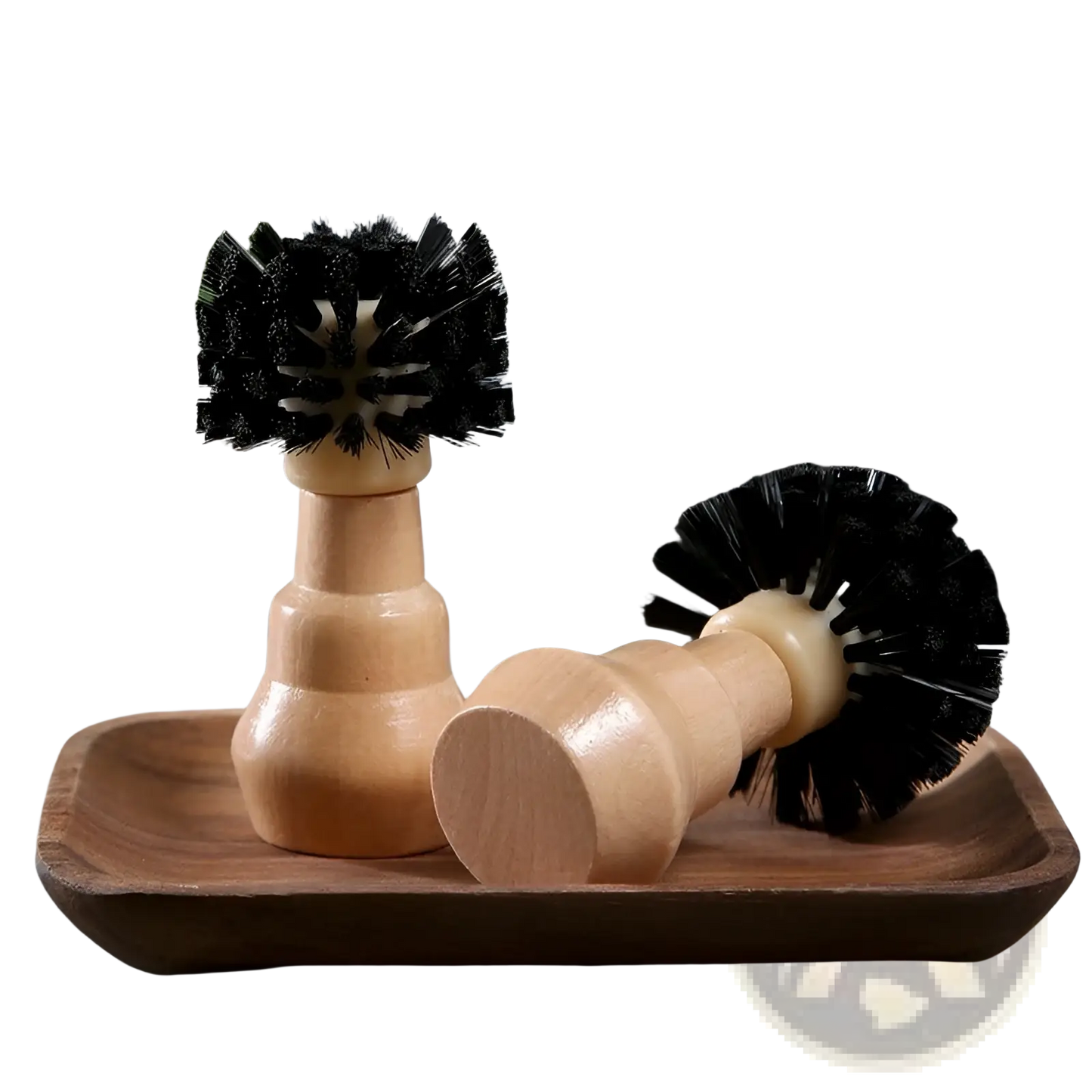 Coffee Machine Cleaning Brush 2pcs Wooden Espresso Tool