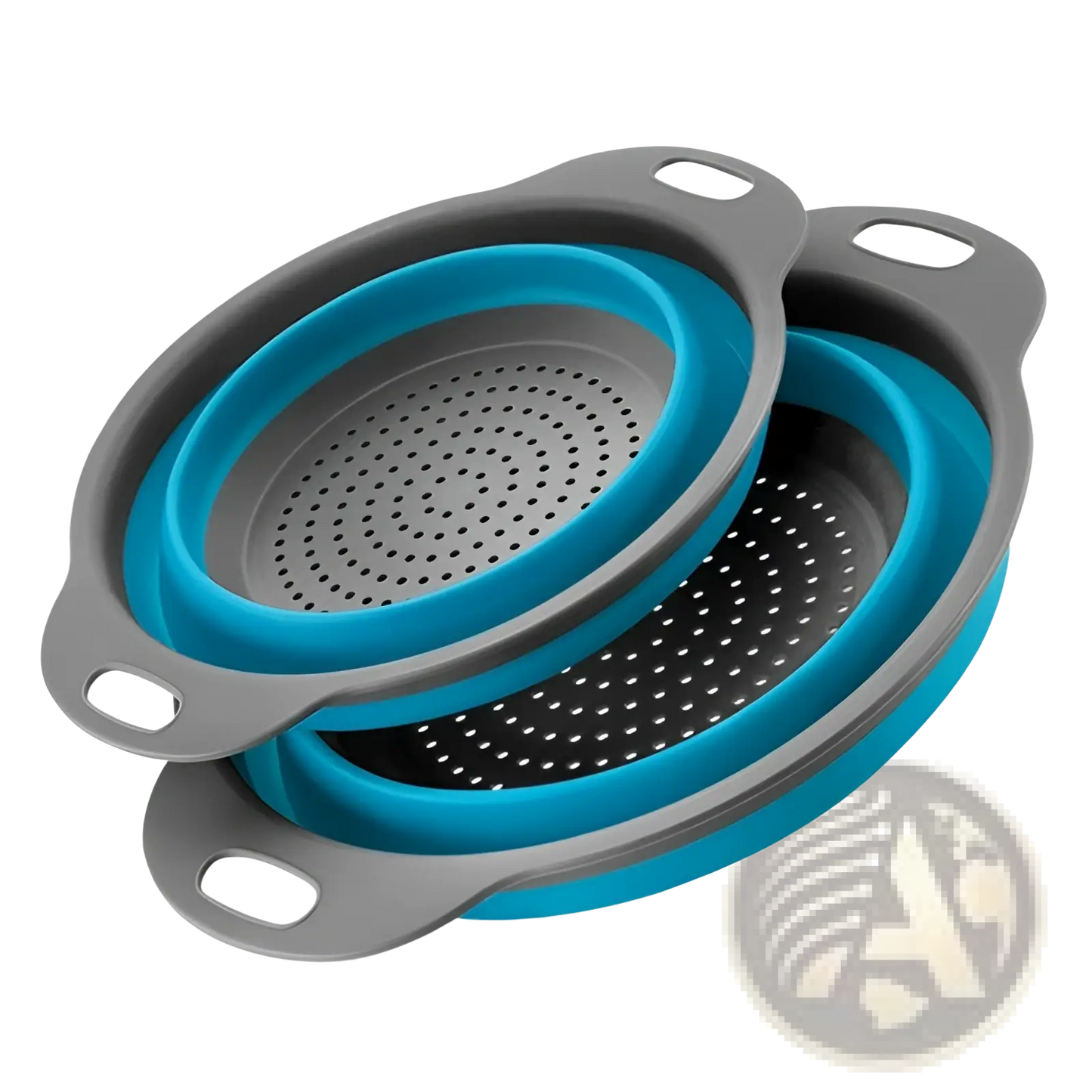 Collapsible Silicone Colander Set Drain Basket