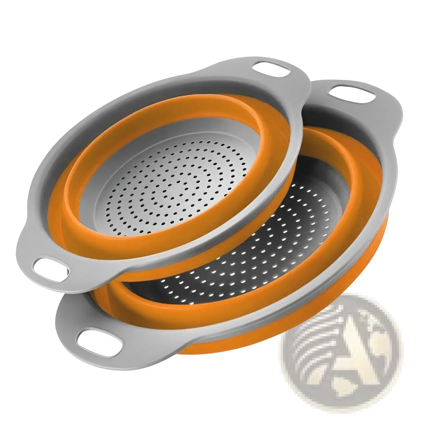 Collapsible Silicone Colander Set Drain Basket