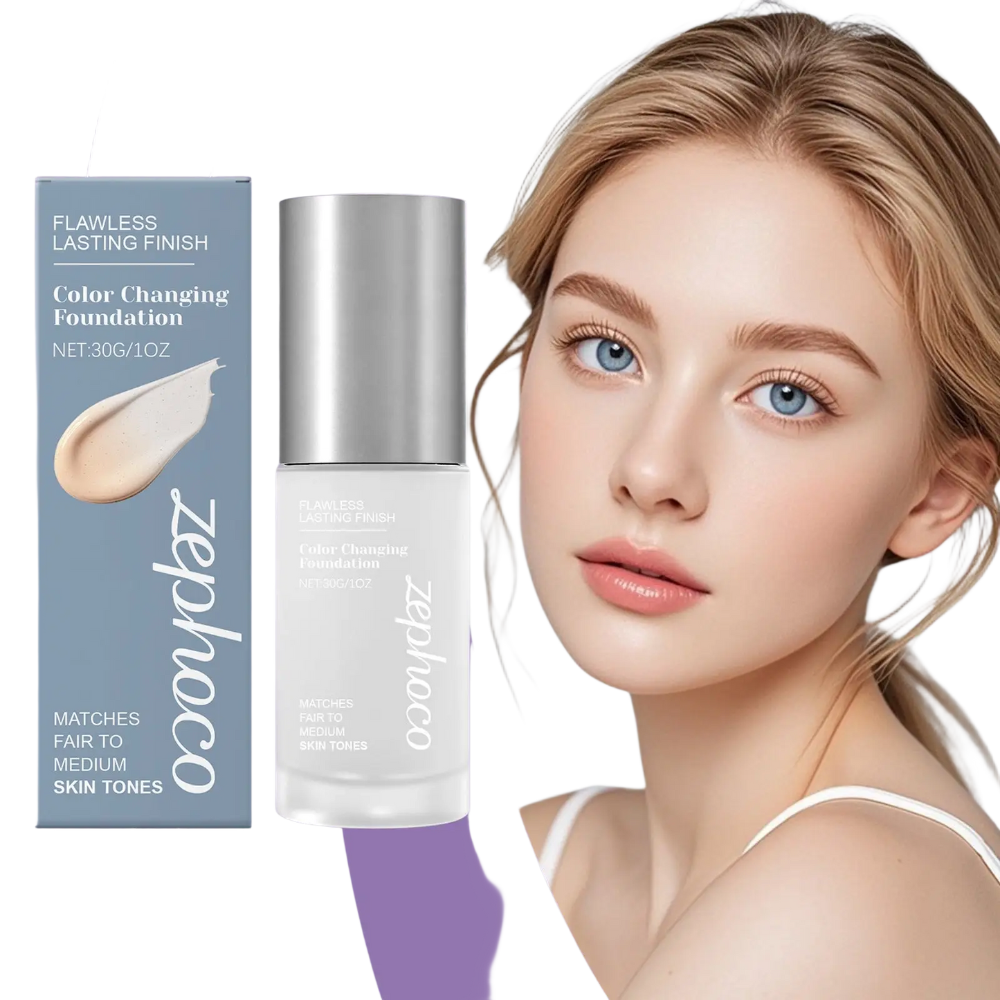 Color Changing Foundation for Fair to Medium Skin 51