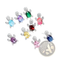 Colorful Crystal Turtle Stud Earring Set
