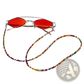 Colorful Rainbow Beaded Eyeglass and Mask Lanyard Chain