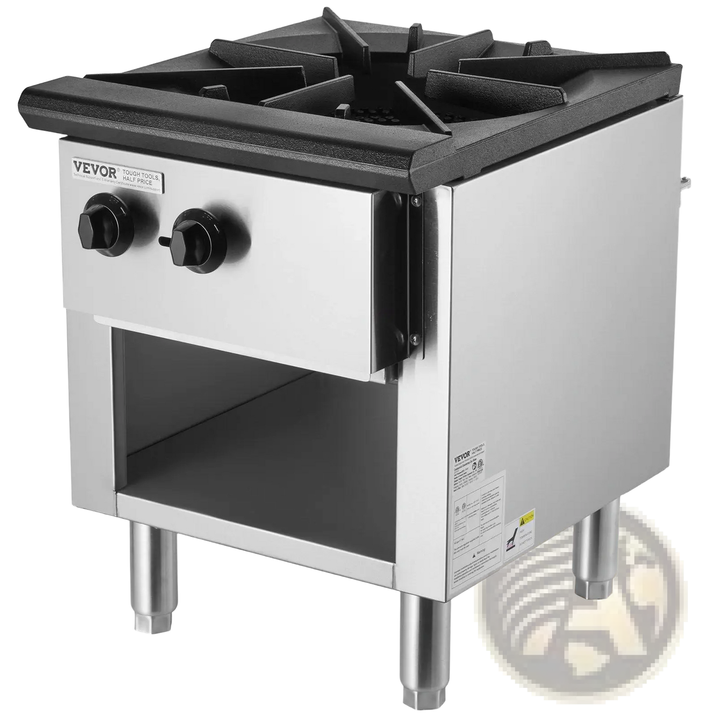 Commercial Gas Range 1 Burner 90000 Btu Hot Plate