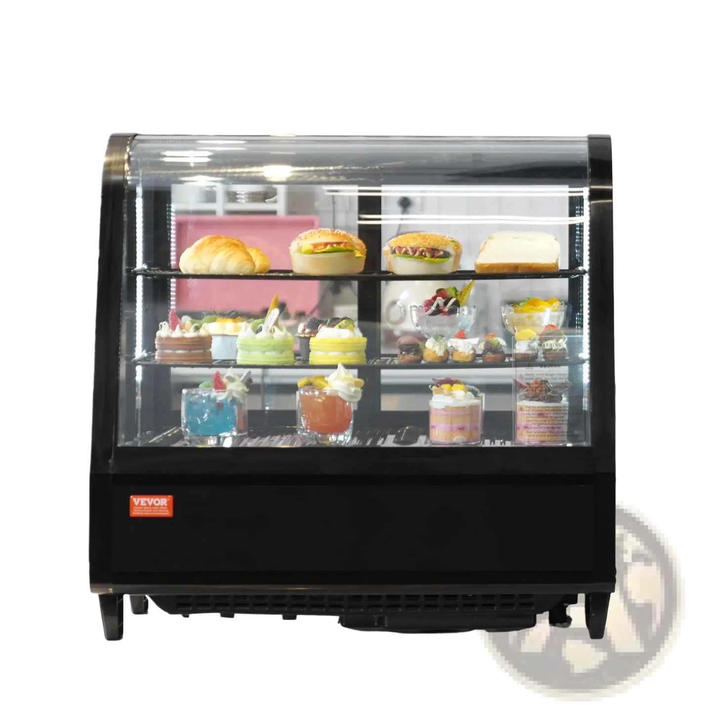 Commercial Refrigerated Pastry Display Case 3.5 Cu.ft