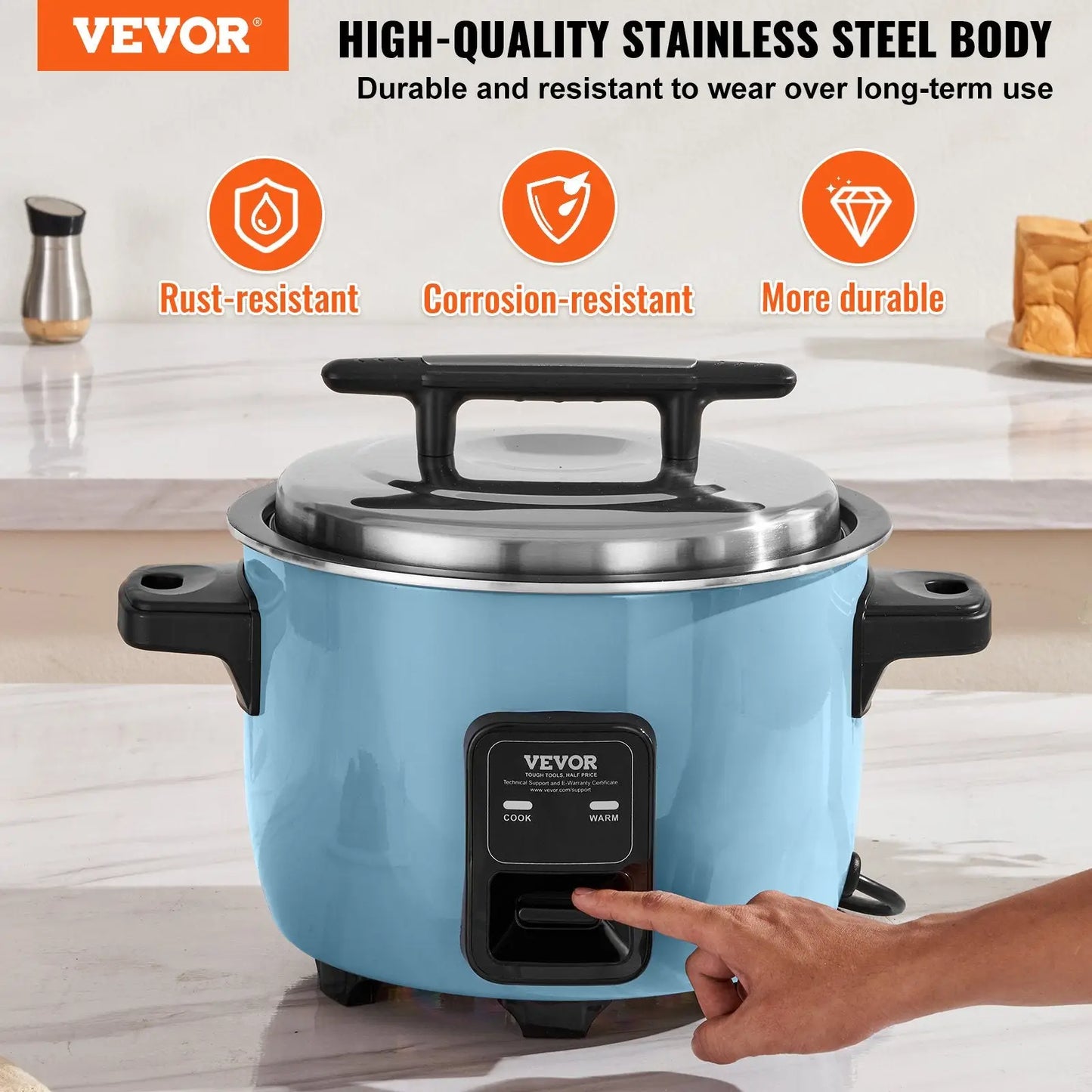 Commercial Rice Cooker 60 Cup 13l Non Stick Pot