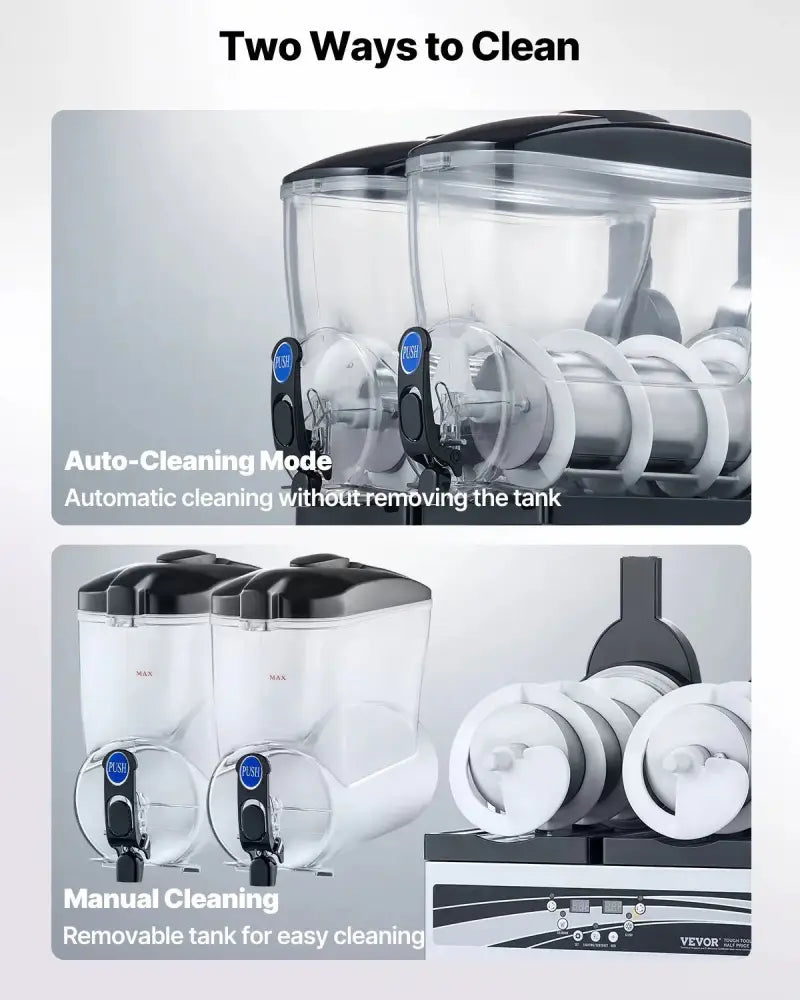 Dual Tank 15l Commercial Slushy and Frozen Drink Machine