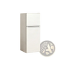 Compact 4.0 Cu. Ft. Two Door Mini Fridge with Freezer