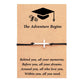 Compass Charm Graduation Adventure Cord Bracelet