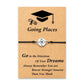 Compass Charm Graduation Adventure Cord Bracelet