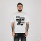 Compliments Who Cares White Vintage Shirt