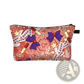 Cosmetic Bag Whimsical Bow and Lace Travel Clutch
