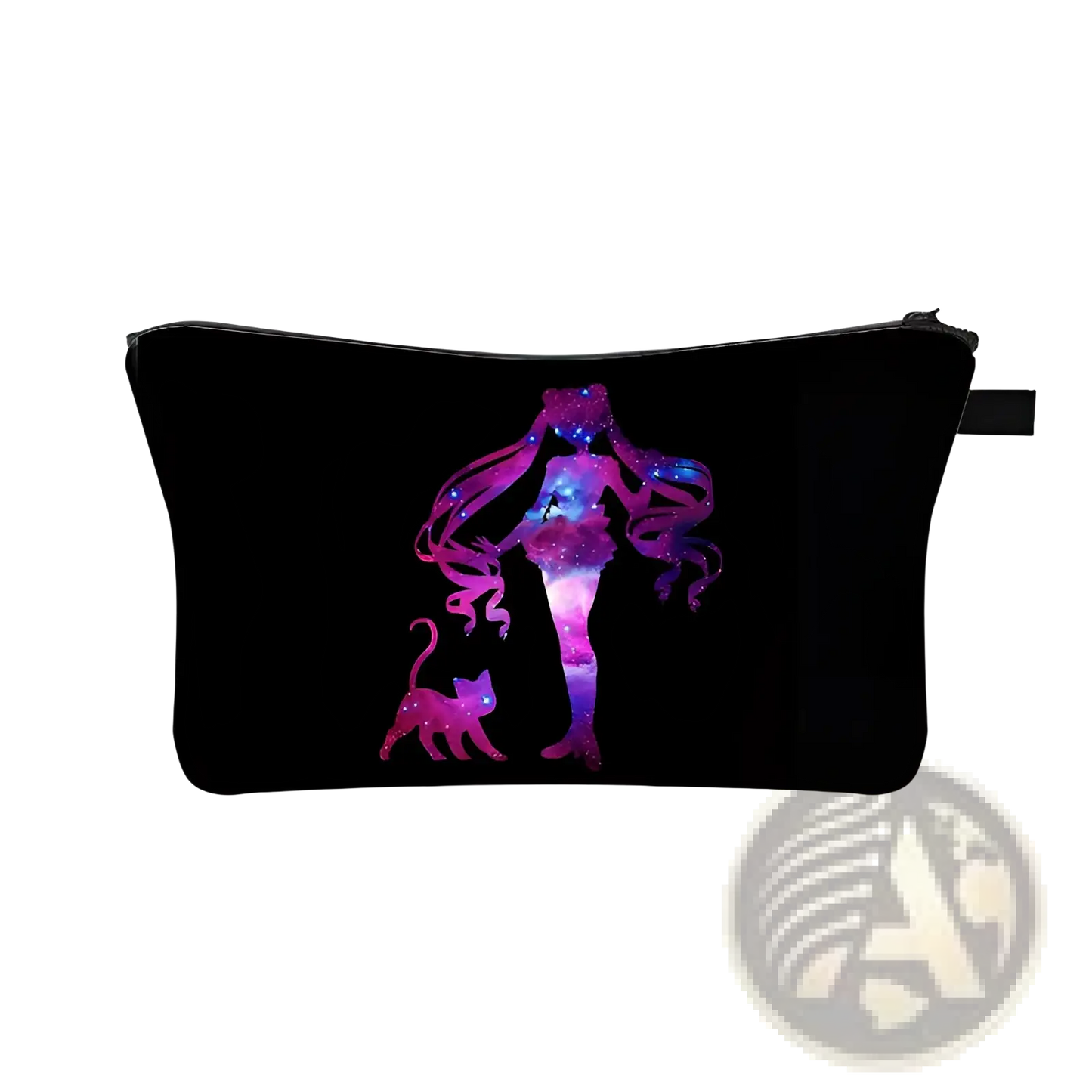 Cosmetic Bag Whimsical Bow and Lace Travel Clutch