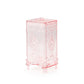 Ornate Embossed Amber Glass Cosmetic Storage Box