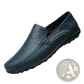Cowhide Leather Breathable Perforated Gommino Shoes