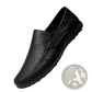 Cowhide Leather Breathable Perforated Gommino Shoes