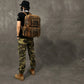 Vintage Crazy Horse Leather Adventure Backpack