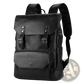 Crazy Horse Leather Large Capacity Unisex Backpack