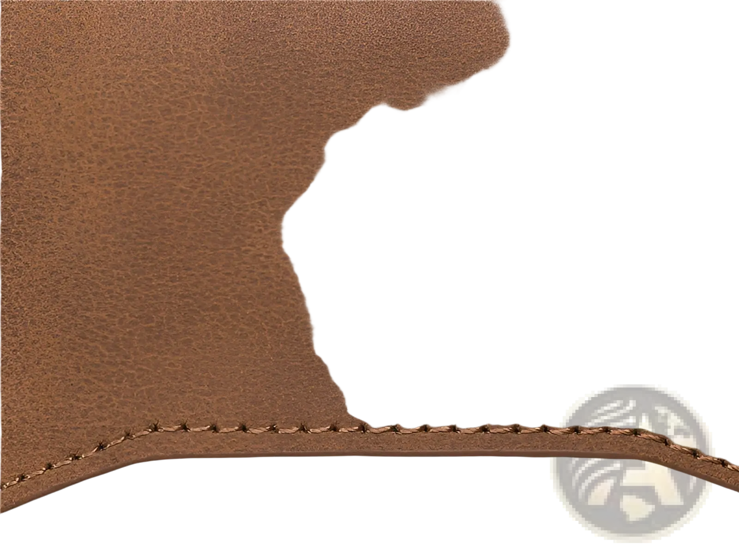 Crazy Horse Leather Metal Card Case Wallet