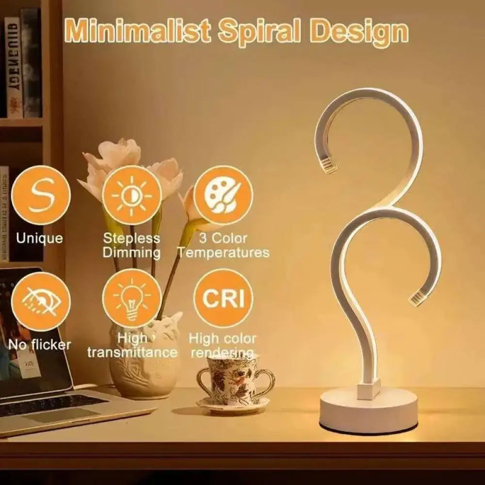 Modern Question Mark Led Desk Lamp with 3 Color Modes