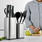 Modern Stainless Steel Universal Knife and Utensil Holder