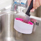 Multiuse Suction Cup Kitchen Brush and Utensil Scrubber
