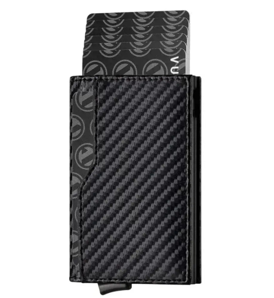 Rfid Blocking Patterned Leather Slim Wallet