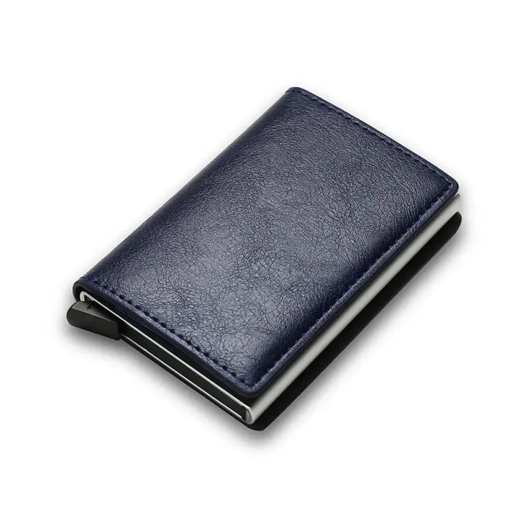 Smart Minimalist Rfid Carbon Fiber Card Holder Wallet