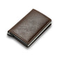 Smart Minimalist Rfid Carbon Fiber Card Holder Wallet