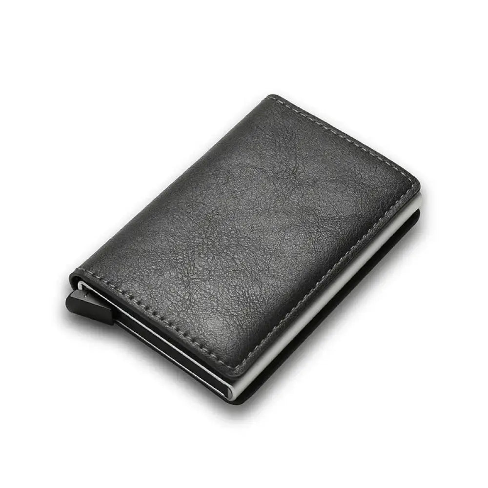 Smart Minimalist Rfid Carbon Fiber Card Holder Wallet