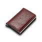 Smart Minimalist Rfid Carbon Fiber Card Holder Wallet