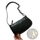 Croc Embossed Chain Shoulder Bag for Women