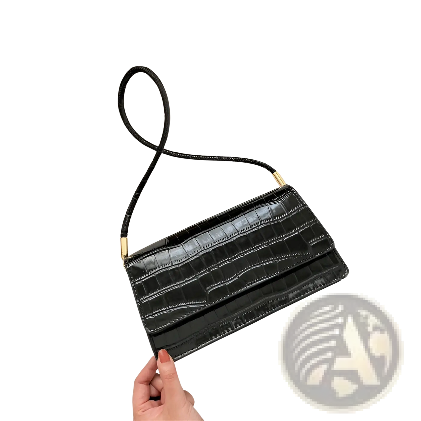 Crocodile Pattern Underarm Bag High-end Pu Clutch
