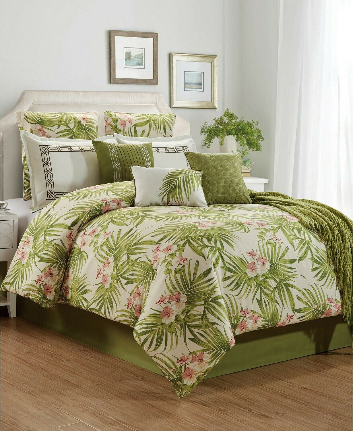 hallmart-collectibles-st-croix-10-piece-queen-comforter-set-green