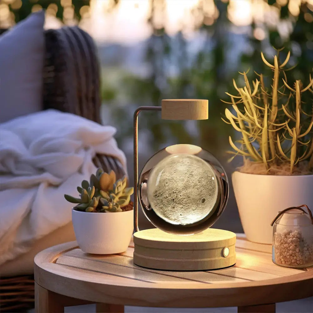 3d Crystal Ball Dinosaur Night Light Usb Bedside Lamp