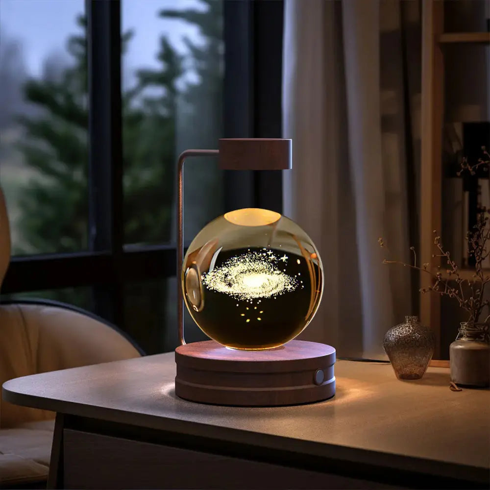 3d Crystal Ball Dinosaur Night Light Usb Bedside Lamp