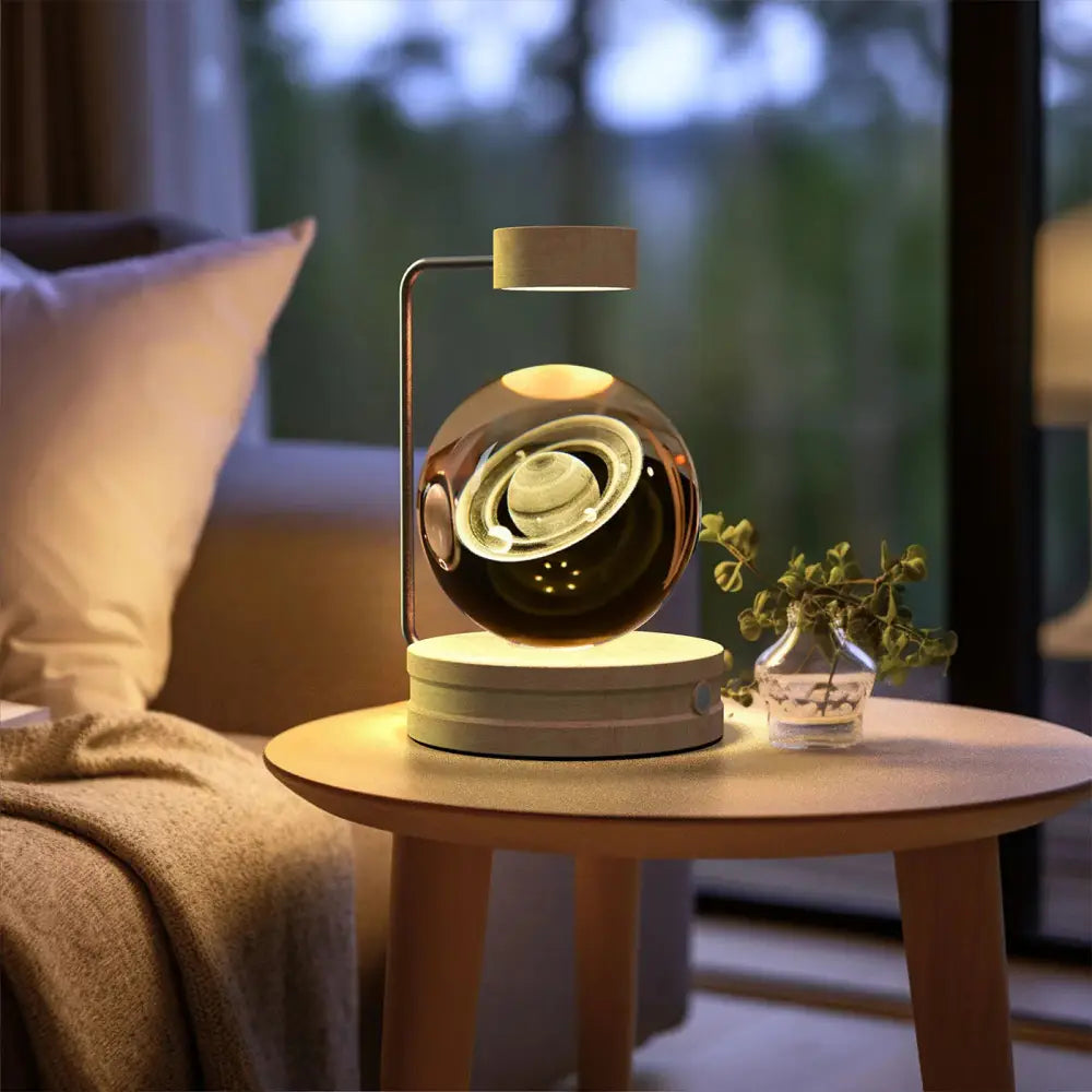 3d Crystal Ball Dinosaur Night Light Usb Bedside Lamp