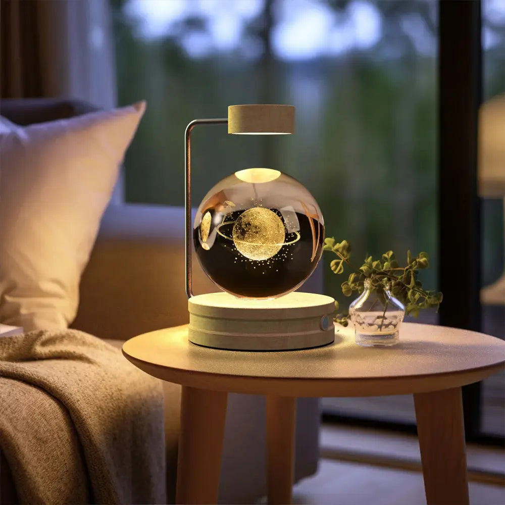 3d Crystal Ball Dinosaur Night Light Usb Bedside Lamp