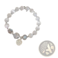 Crystal Butterfly Cat’s Eye Bead Bracelet