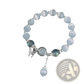 Crystal Butterfly Cat’s Eye Bead Bracelet