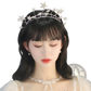 Crystal Star Bridal Tiara Silver Rhinestone Wedding Crown