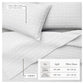 100% Cotton Honeycomb Waffle Garment Washed Quilt Set - Genevieve Collection